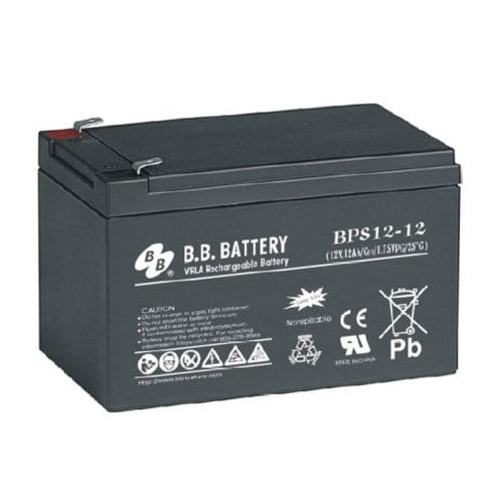 B.B. Battery BPS 12-12. Аккумулятор герметичный свинцово-кислотный. B.B. Battery