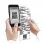 QR-C-3(серебро). Контроллер доступа по кассовому чеку. HidDen Lab