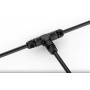 Коннектор кабельный герметичный WTP-106 3 PIN IP68 (UWC10-T-016-3-68). Сквозная ответвительная муфта. IEK