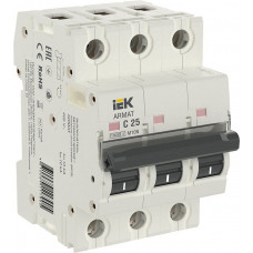 M10N 3P C 25А 10кА ARMAT (AR-M10N-3-C025). Автоматический выключатель. IEK