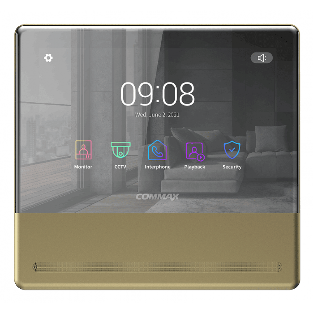 CDV-70QT (золото). Монитор видеодомофона цветной. Commax
