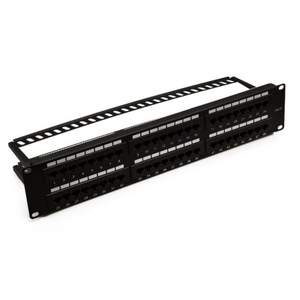 Патч-панель 19, 48xRJ-45, UTP, 6 (10-0431). Патч-панель 19. SUPRLAN
