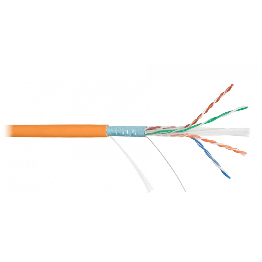 F/UTP 4pair, Cat6, Solid, In/Out, нг(А)-HF (NMC 9240C-OR). Кабель «витая пара» (LAN) для структурированных систем связи. NIKOMAX