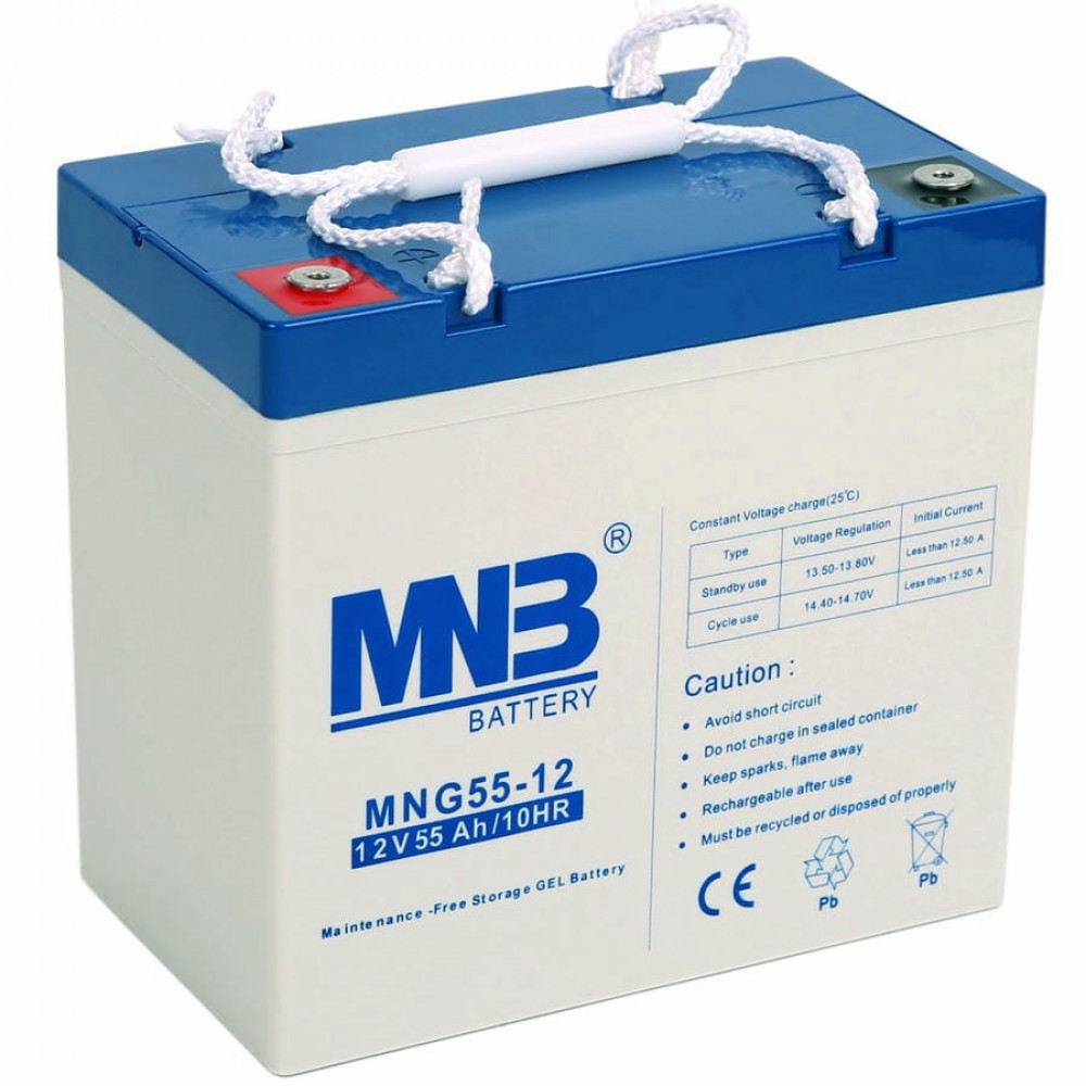 MNB MNG 55-12. Аккумулятор герметичный свинцово-кислотный. MNB Battery
