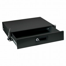 DRW-2U-BK (8637c). Ящик для документов 2U, глубиной 360 мм, цвет черный. CABEUS