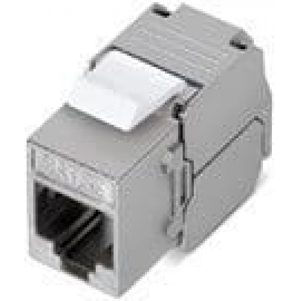 KJ-RJ45-8P8C-180-SH (201-008). Вставка Keystone Jack RJ-45 (8P8C), кат.5е экранированная. ПожТехКабель