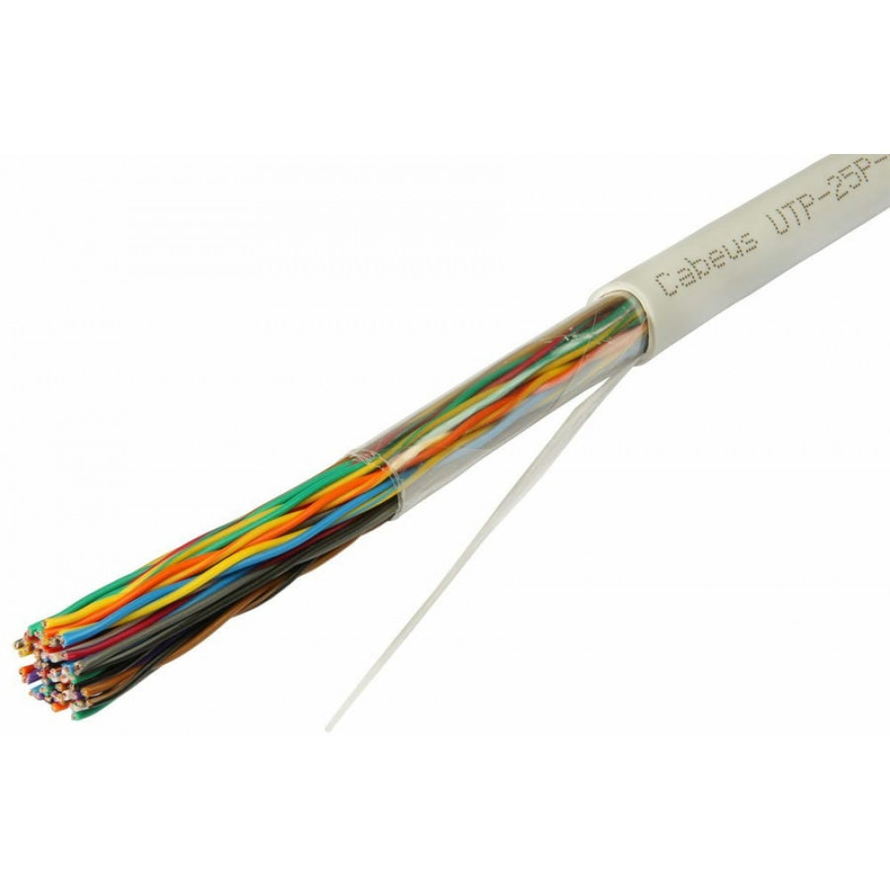 UTP-25P-Cat.5-IN (7281c). Кабель «витая пара» (LAN) для структурированных систем связи. CABEUS