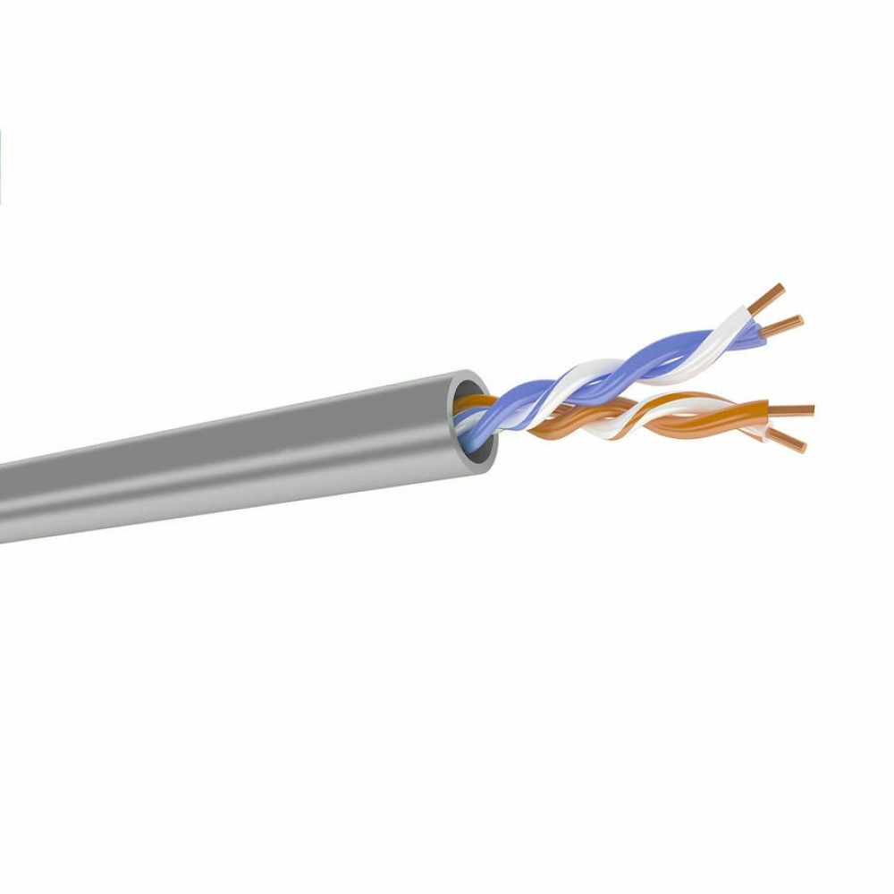 U/UTP 5E 2PR PVC (нг(А)-LS) серый (DR-140000). Кабель «витая пара» (LAN) для структурированных систем связи. Datarex