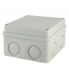 Коробка ОП 110х110х70мм, крышка на винтах, IP55, 8вх., без гермовводов (SQ1401-0814). Распаячная коробка. TDM ЕLECTRIC