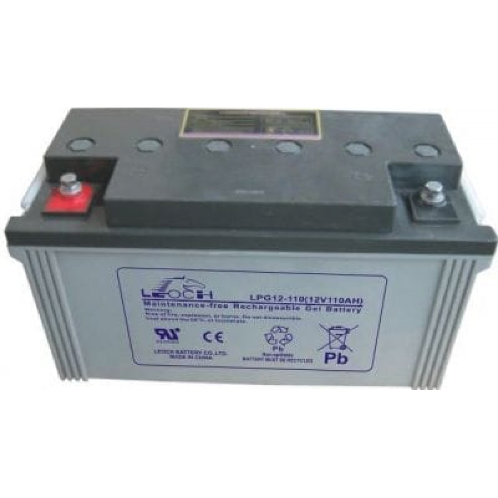 LEOCH LPG12-110. Аккумулятор герметичный свинцово-кислотный. LEOCH