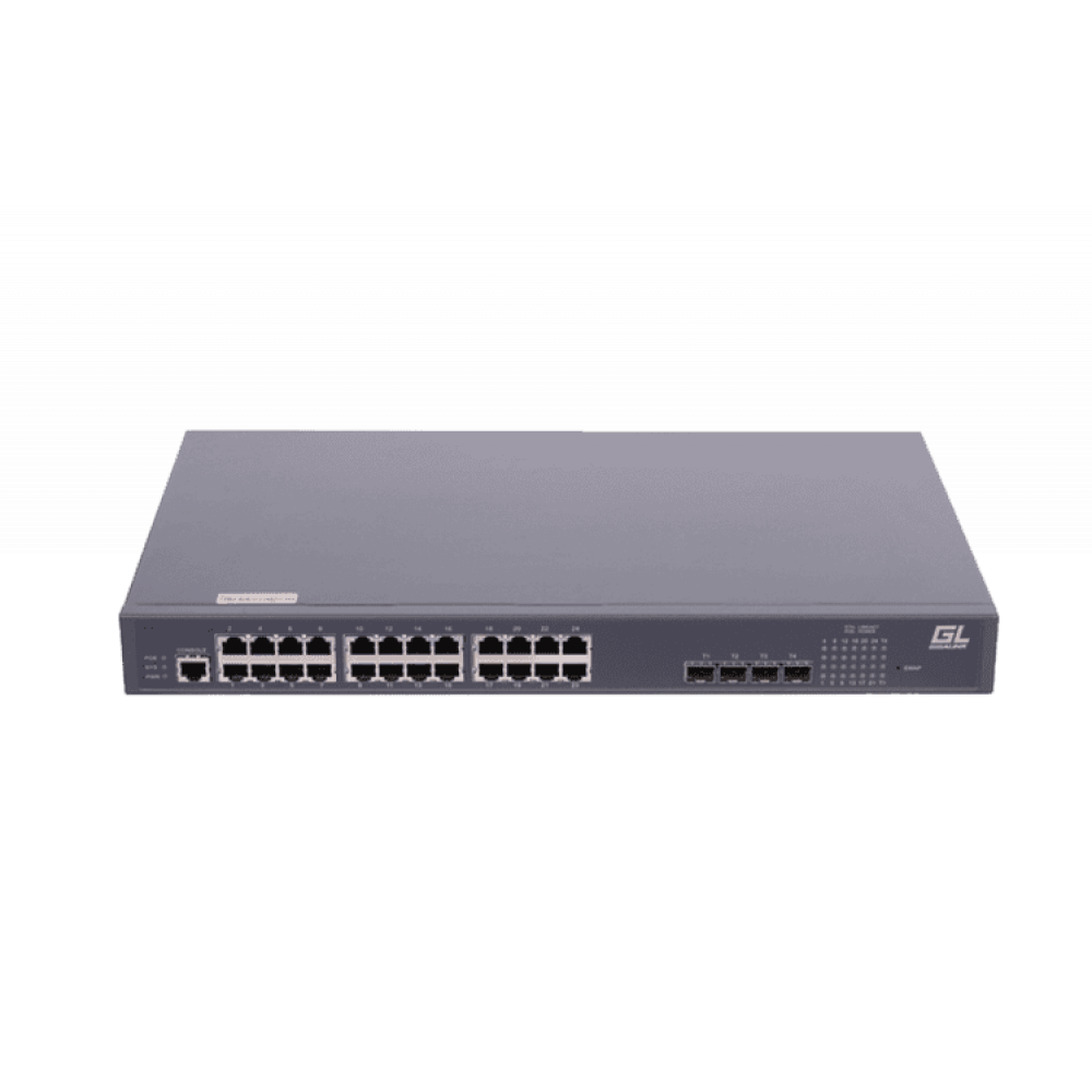 GL-SW-G204-28P. Коммутатор с PoE. NIKOMAX
