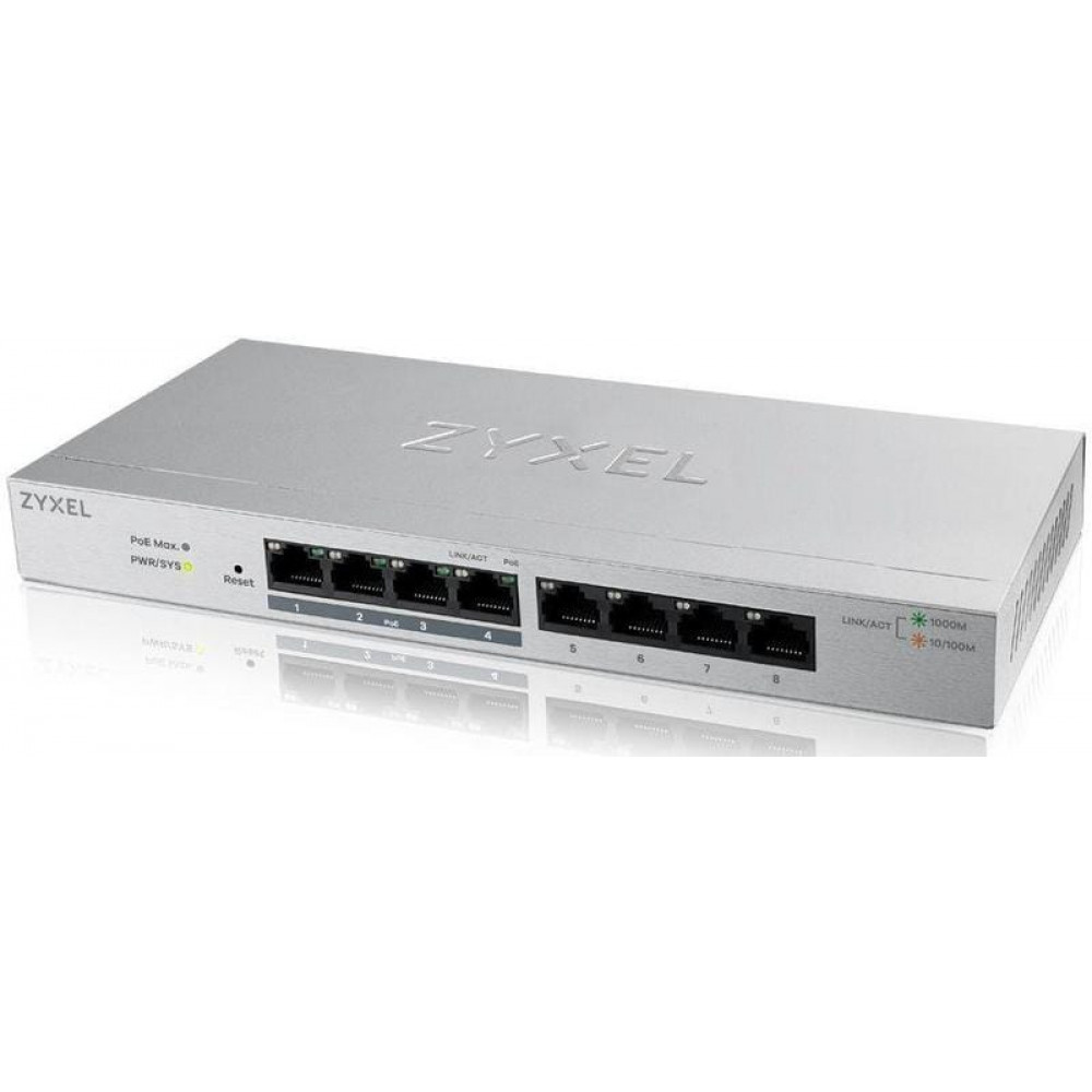 GS1200-8HPV2-EU0101F. Smart коммутатор. ZYXEL