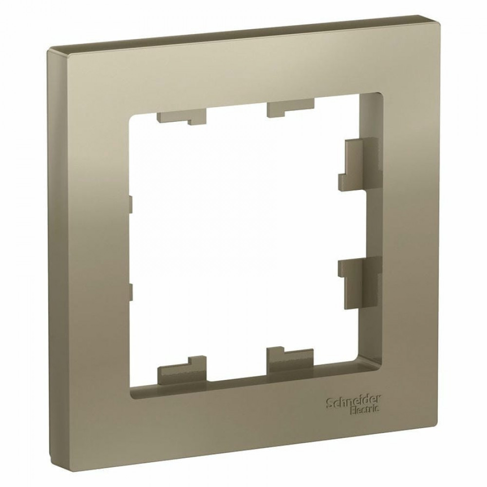 AtlasDesign рамка 1-местная, шампань (ATN000501). Рамка. Systeme Electric