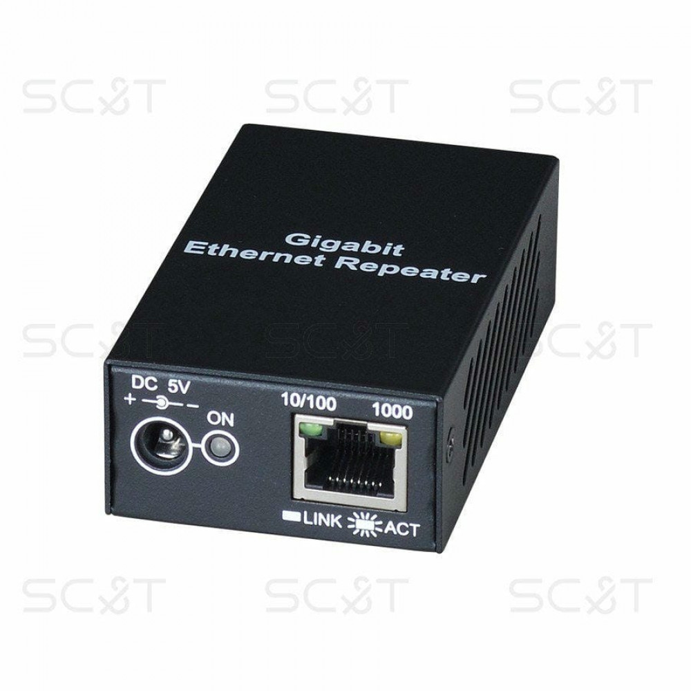 SR01X. Удлинитель Ethernet. SC&T