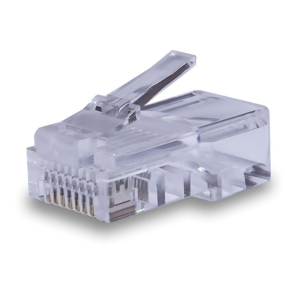 Коннекторы 8P8C UTP Cat.5e 50U (RJ-45) (100шт) (10-0207). Разъем RJ-45. SUPRLAN