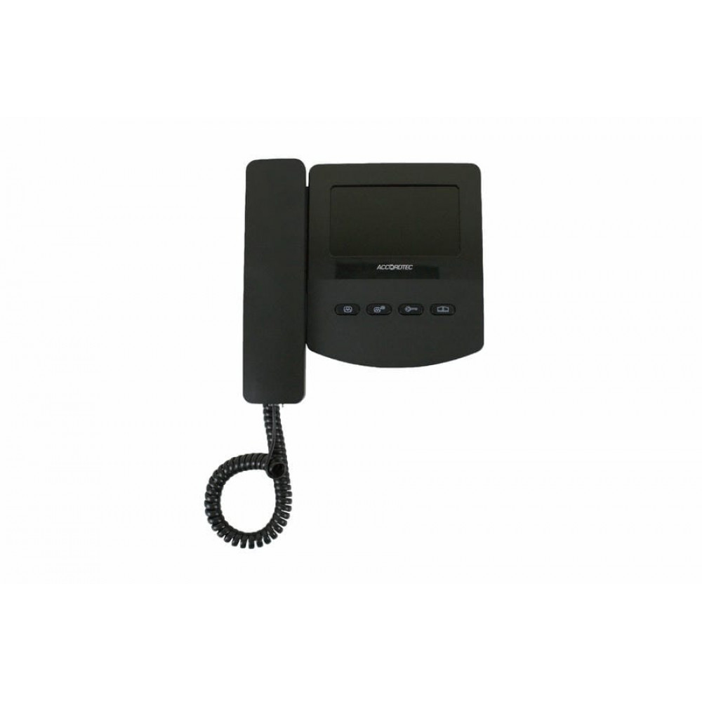 AT-VD433C K EXEL (черный). Монитор домофона цветной. AccordTec