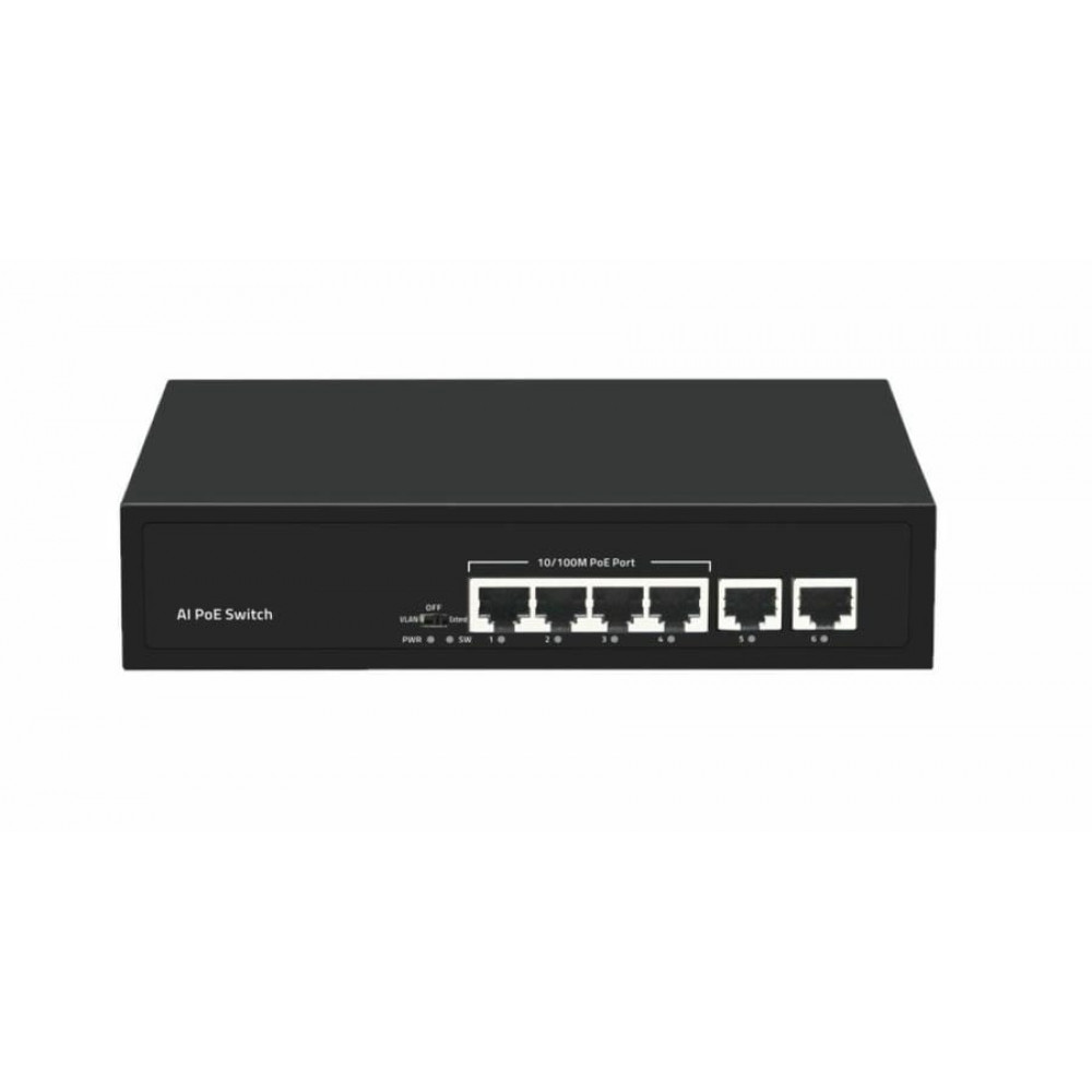 GL-SW-F007-04P. Коммутатор с PoE. NIKOMAX