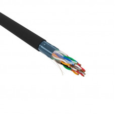 F/UTP, CAT 5е, PE, 10PR, 24AWG, OUTDOOR, SOLID, черный, РФ REXANT (01-1204-R). Кабель «витая пара» (LAN) для структурированных систем связи. Rexant F/UTP, CAT 5е, PE, 10PR, 24AWG, OUTDOOR, SOLID, черный, РФ REXANT (01-1204-R). Кабель «витая пара» (LAN) для структурированных систем связи. Rexant