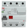 DV 4P 63А/300мА (AC) AVERES (rccb-4-63-300-ac-av). Выключатель дифференциального тока (УЗО). EKF
