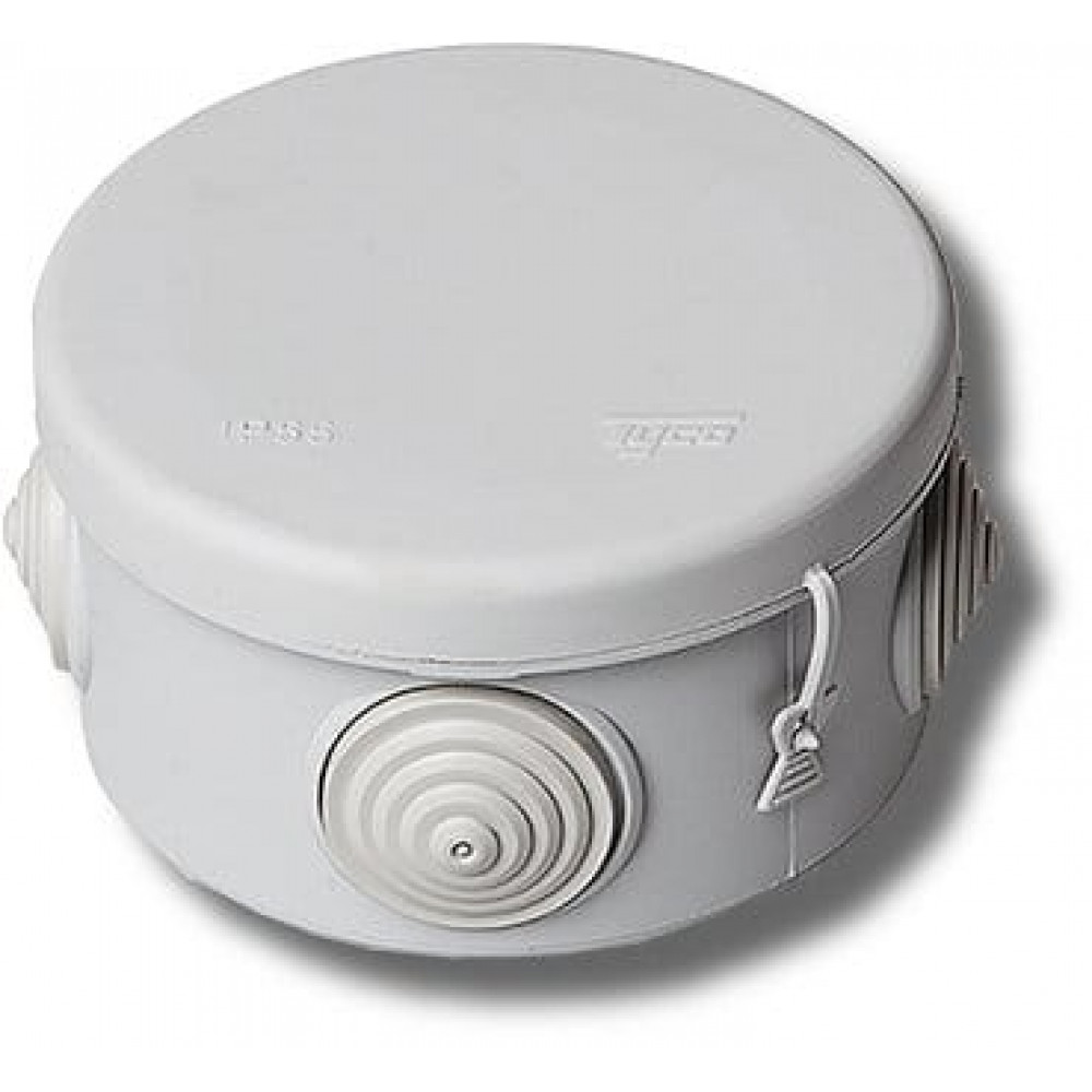 Коробка TYCO 60 мм (67010). Коробка ответвительная с 4 кабельными вводами. RuVinil
