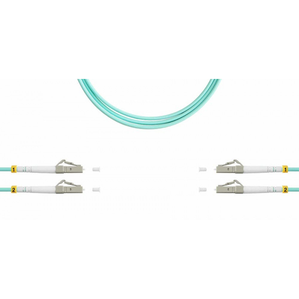 Патч-корд 2LC/PC-2LC/PC-MM50(OM3) 1м (09-0901). Патч-корд волоконно-оптический. SUPRLAN