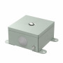 Коробка металлическая серая 110х110х65 (70-0360-7035). Коробка металлическая. Промрукав