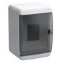 Корпус пластиковый навесной TEKFOR Mini КМПн-4 IP41 белый (TFM-KP73-N-04-41-K01-K01). Корпус пластиковый. IEK