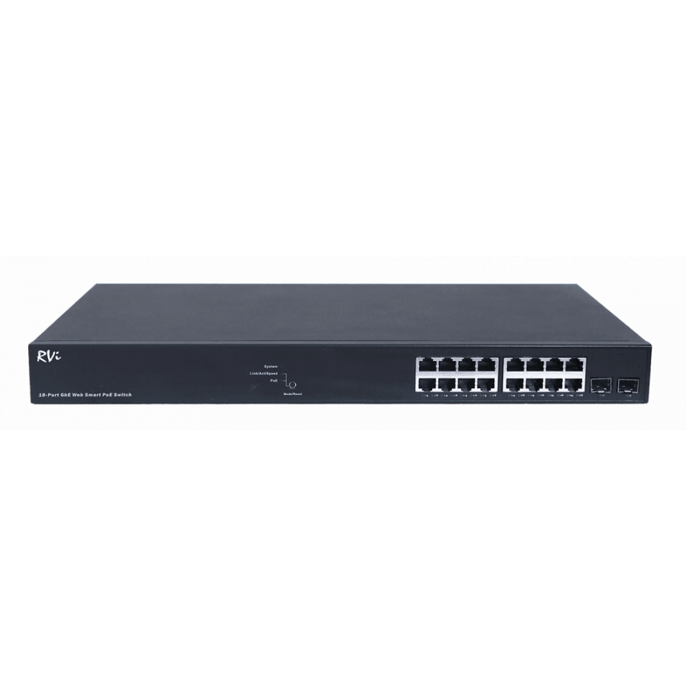 RVi-2NSXM16G-2S. Коммутатор с PoE. RVi