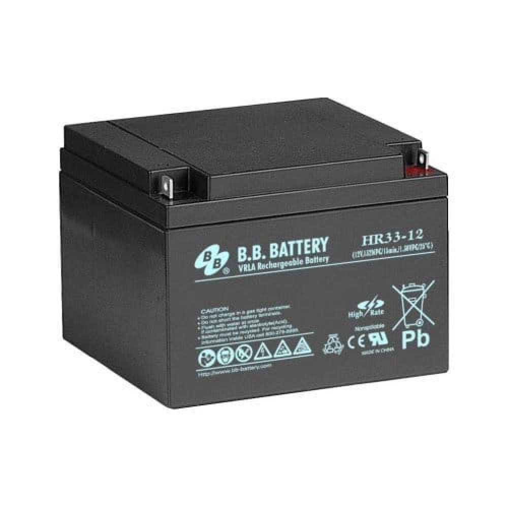 B.B. Battery HR 33-12. Аккумулятор герметичный свинцово-кислотный. B.B. Battery