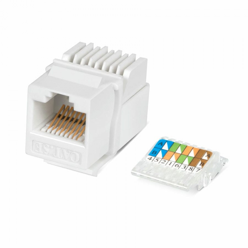 KJ-RJ45-Cat.5e-Toolless (7480c). Вставка Keystone Jack RJ-45. CABEUS
