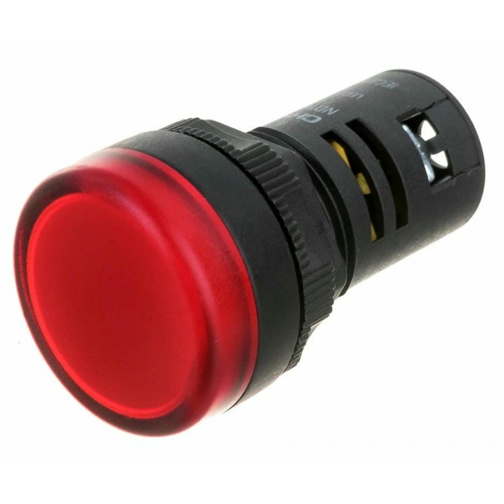Индикатор ND16-22DS/4 красн. AC 230В (R) CHINT (593012). Светосигнальный индикатор. CHINT