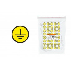 Символ Заземление 20х20мм (SQ0817-0019) (96 шт). Знак или наклейка. TDM ЕLECTRIC