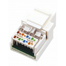 Модуль Keystone Jack RJ-45(8P8C), UTP, CAT 5e, тип 180 градусов, белый REXANT (03-1011). Модуль Keystone Jack. Rexant