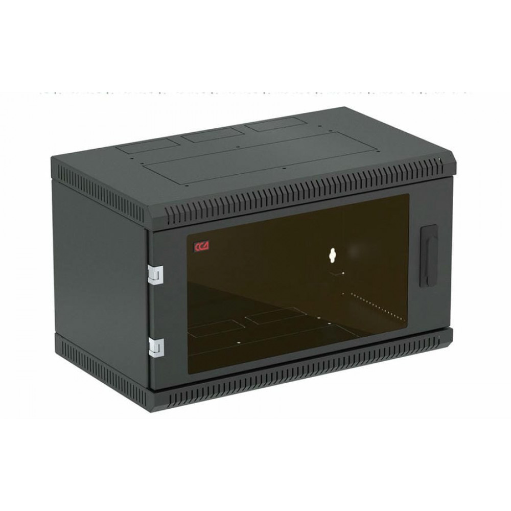 ШТ-НСр-6U-600-650-С-Ч (130411-01835). Шкаф телекоммуникационный 19 настенный 6U. ССД (Связьстройдеталь)