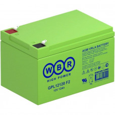 WBR GPL12120 F2. Аккумулятор герметичный свинцово-кислотный. WBR