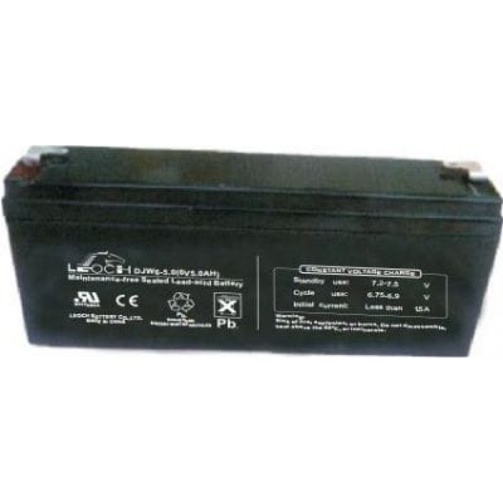 LEOCH DJW6-5,0. Аккумулятор герметичный свинцово-кислотный. LEOCH