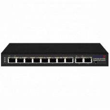 TR-NS1410-120-8POE. Коммутатор с PoE. Trassir