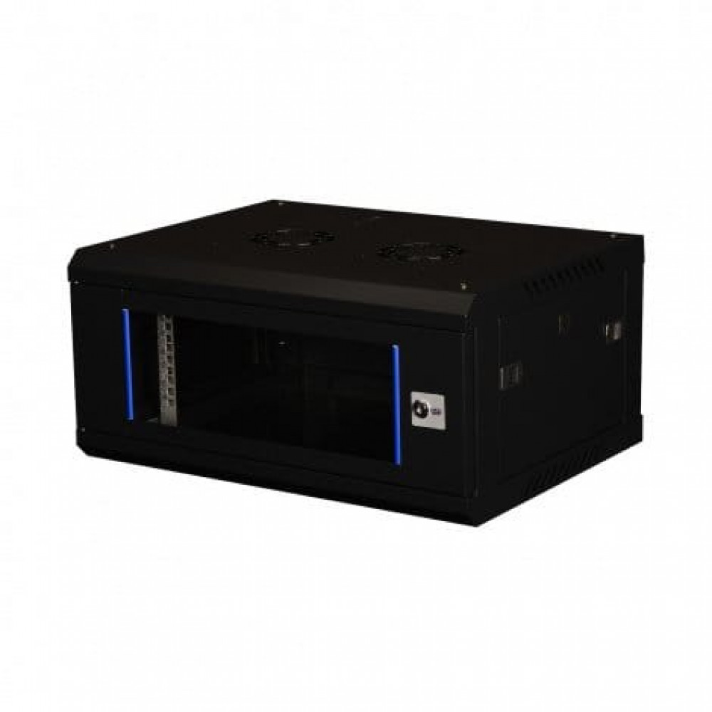 DR-630001. Шкаф телекоммуникационный 19 настенный, дверь стекло, 4U. Datarex