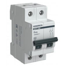 GENERICA ВА47-29М 2P 40А 4,5кА (MVA21-2-040-B-G). Автоматический выключатель. IEK
