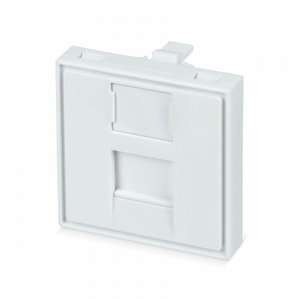 FP-45-1M (7783c). Вставка 45х45 (Mosaic) для 1 модуля формата Keystone Jack. CABEUS