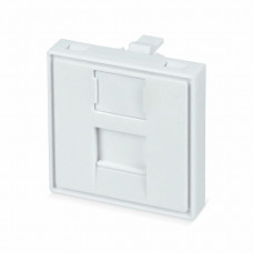 FP-45-1M (7783c). Вставка 45х45 (Mosaic) для 1 модуля формата Keystone Jack. CABEUS