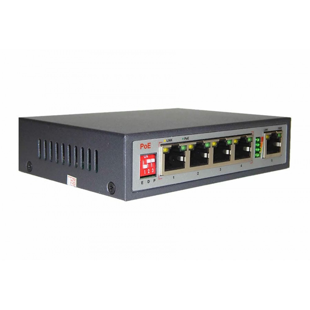 Тромбон IP-К04. Коммутатор с PoE. ТРОМБОН