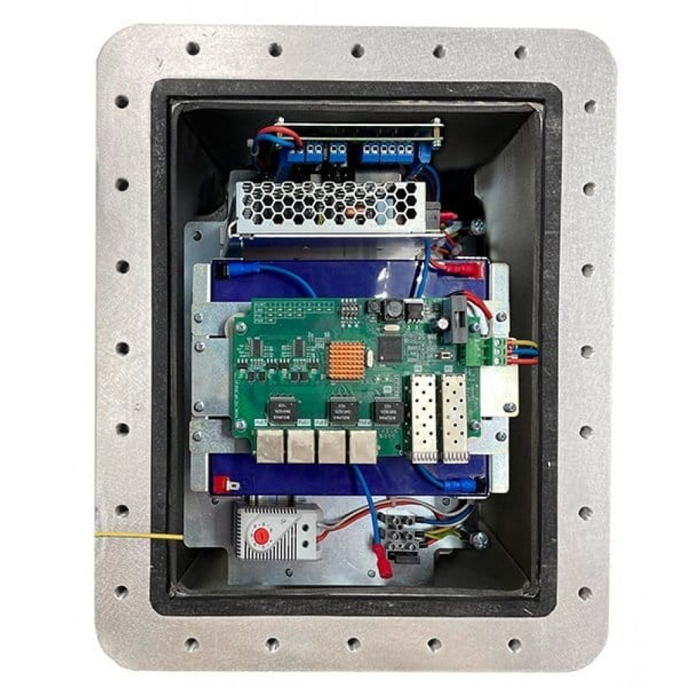 Релион-SW-EXD-A-2G-8Poe+/480W-UPS. Коммутатор с питанием по PoE взрывозащищенный. Релион