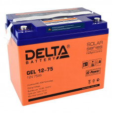 Delta GEL 12-75. Аккумулятор герметичный свинцово-кислотный. Delta