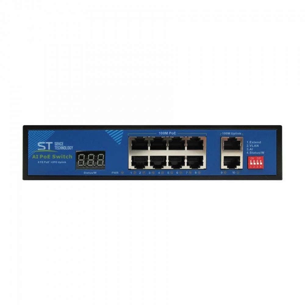 ST-S812POE. Коммутатор с PoE. Space Technology