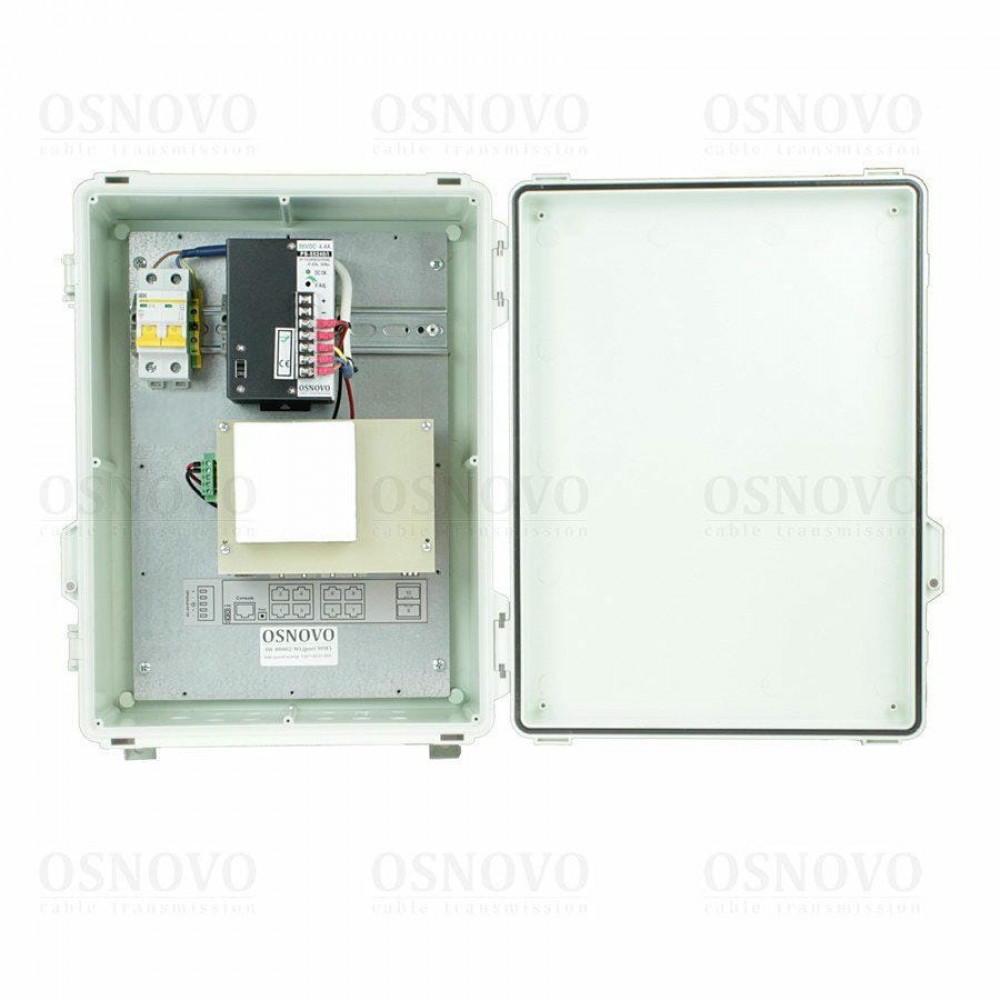 SW-80802-WL(port 90W). Коммутатор 10-портовый. OSNOVO