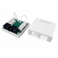 SB1-2-8P8C-C6-WH. Розетка RJ-45. Hyperline SB1-2-8P8C-C6-WH. Розетка RJ-45. Hyperline