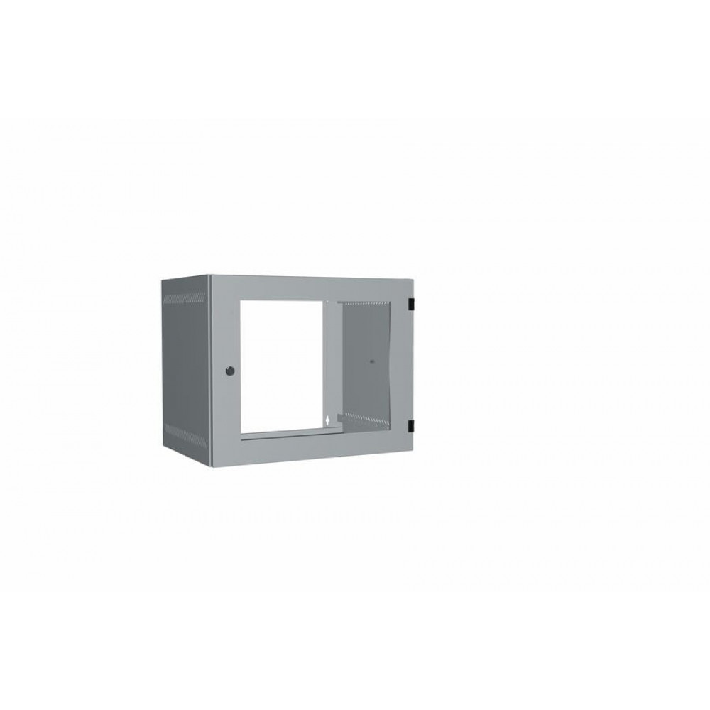 EC-WA-095440-W-G-GY. Шкаф телекоммуникационный 19 настенный 9U. NETLAN