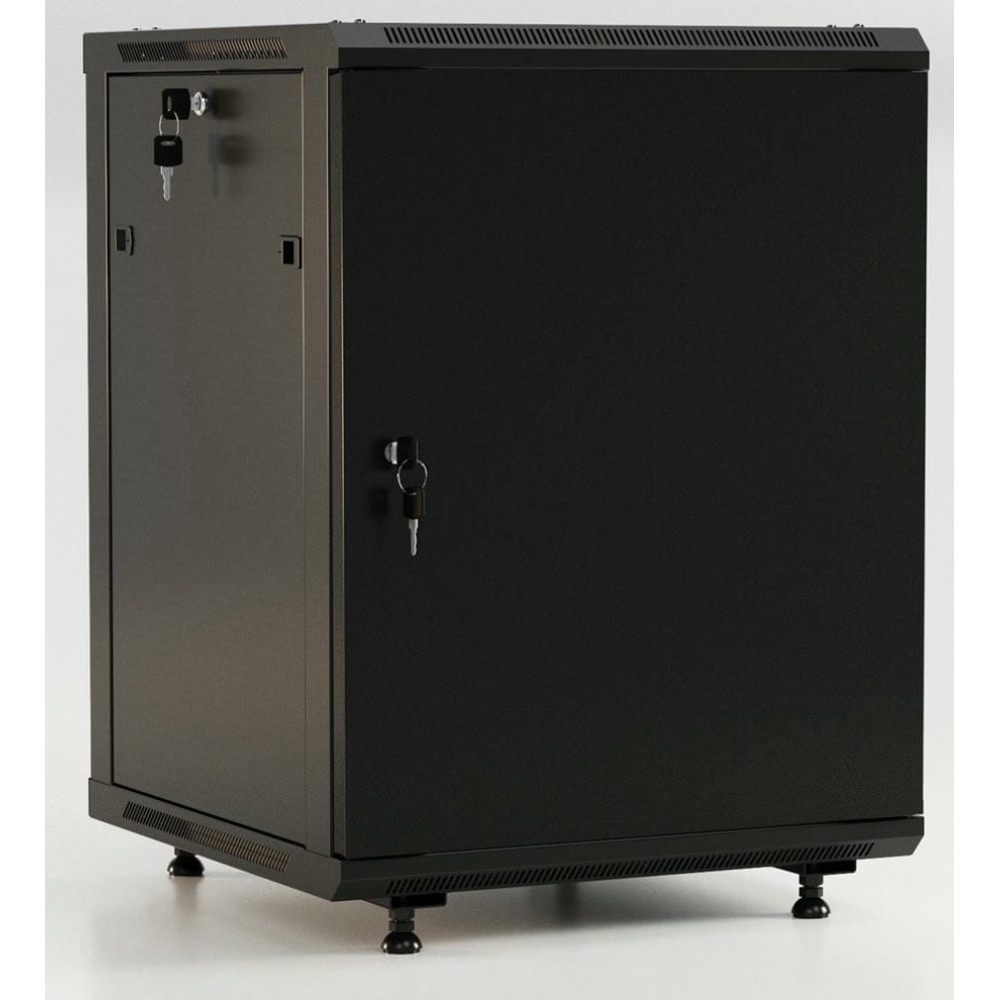 TWB-FC-1245-SR-RAL9004. Шкаф телекоммуникационный 19 настенный 12U. Hyperline