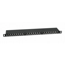 PLHD-24-Cat.5e-SH-Dual-0,5U (9650c). Патч-панель 19. CABEUS